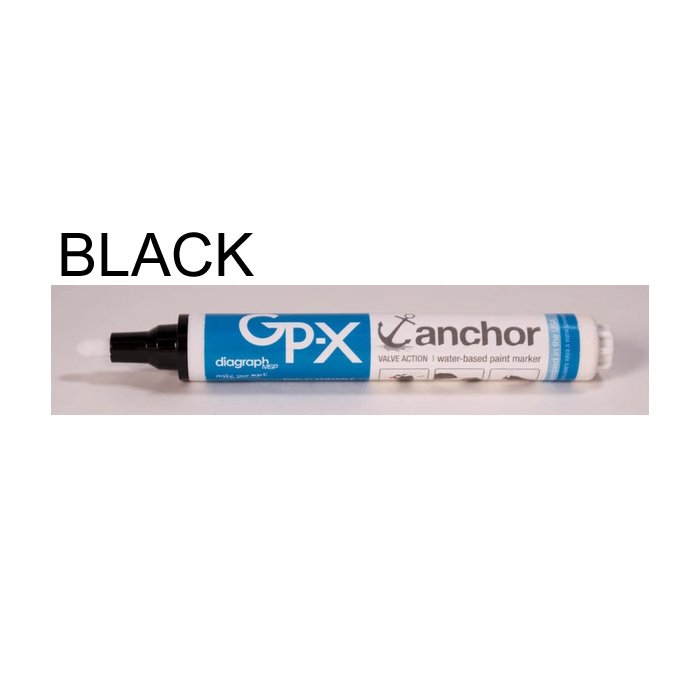 Black GP-X Anchor Marker (12 Count)