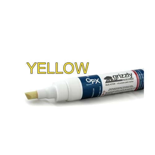 Yellow GP-X Grizzly Marker (9 Count)
